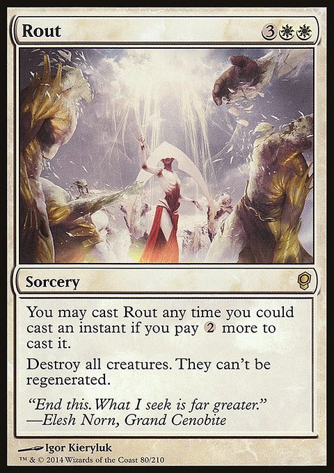 Rout, Conspiracy #80, Magic: The Gathering card