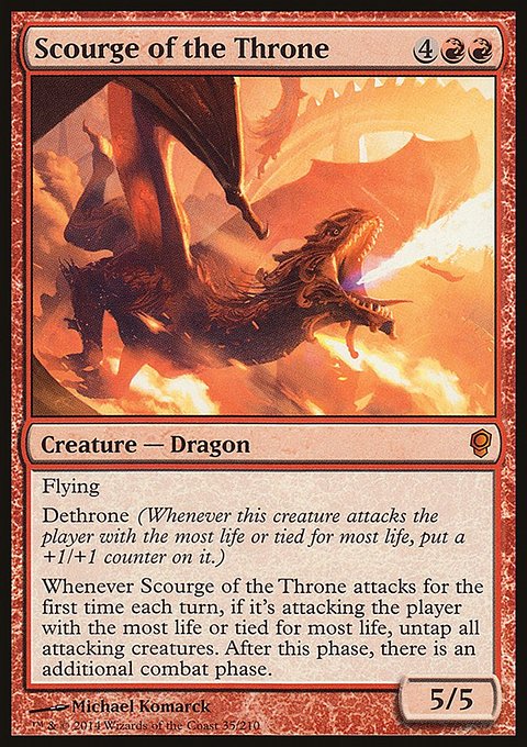 Scourge of the Throne, Conspiracy #35, Magic: The Gathering card