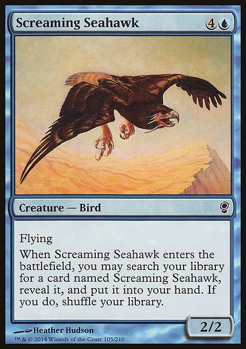 Screaming Seahawk, Conspiracy #105, Magic: The Gathering card