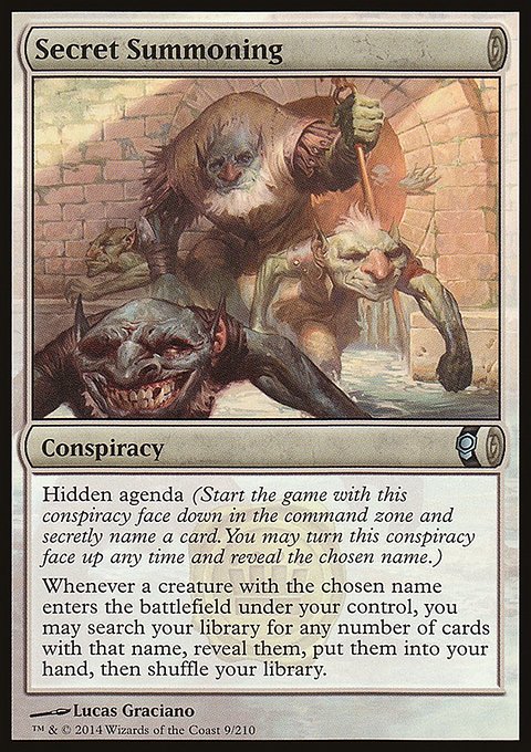 Secret Summoning, Conspiracy #9, Magic: The Gathering card