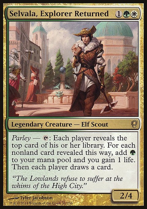 Selvala, Explorer Returned, Conspiracy #51, Magic: The Gathering card