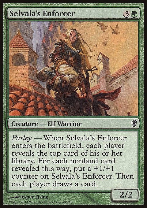 Selvala's Enforcer, Conspiracy #40, Magic: The Gathering card