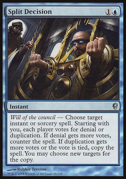 Split Decision, Conspiracy #25, Magic: The Gathering card