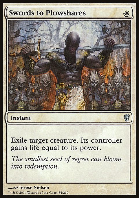 Swords to Plowshares, Conspiracy #84, Magic: The Gathering card