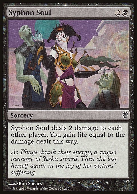 Syphon Soul, Conspiracy #127, Magic: The Gathering card