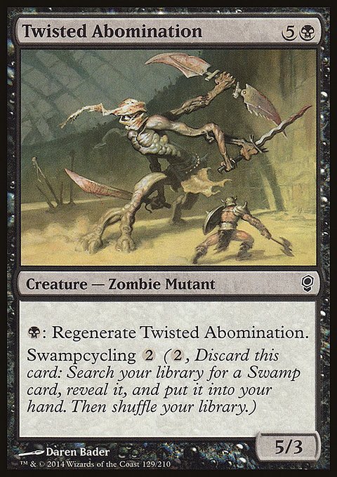 Twisted Abomination, Conspiracy #129, Magic: The Gathering card