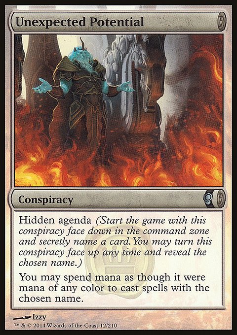 Unexpected Potential, Conspiracy #12, Magic: The Gathering card