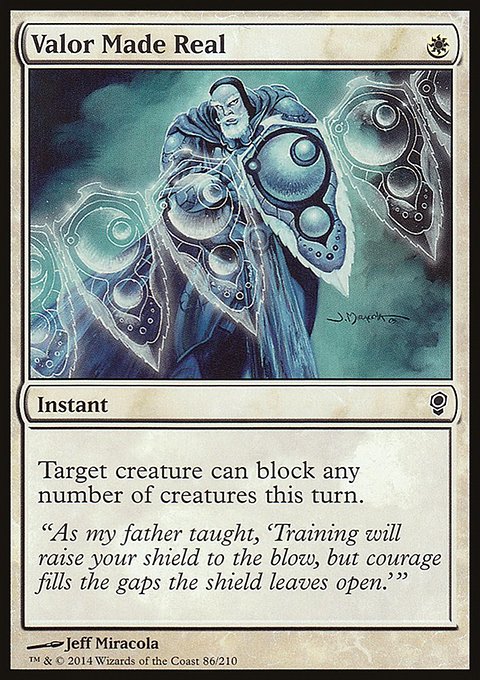 Valor Made Real, Conspiracy #86, Magic: The Gathering card