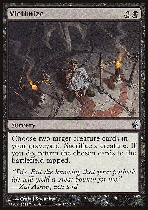 Victimize, Conspiracy #133, Magic: The Gathering card