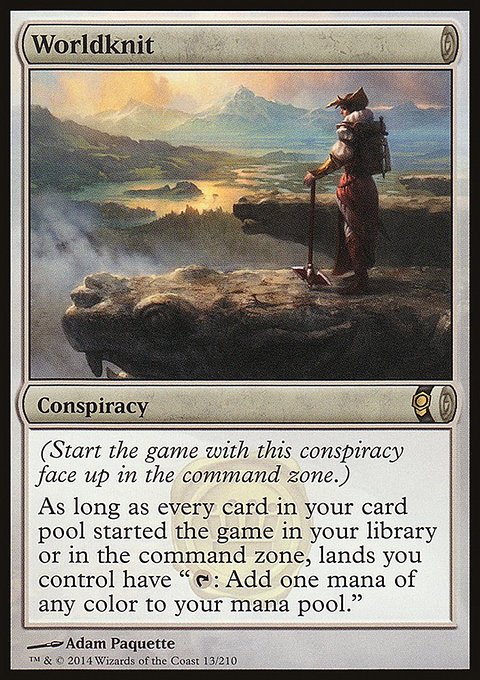 Worldknit, Conspiracy #13, Magic: The Gathering card