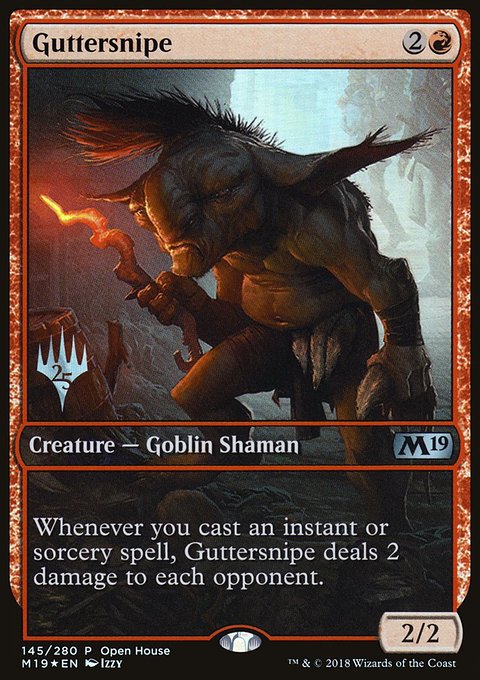Guttersnipe, Core Set 2019 Promos #145, Magic: The Gathering card