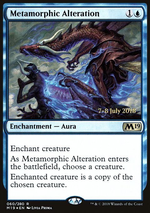 Metamorphic Alteration, Core Set 2019 Promos #60s, Magic: The Gathering card