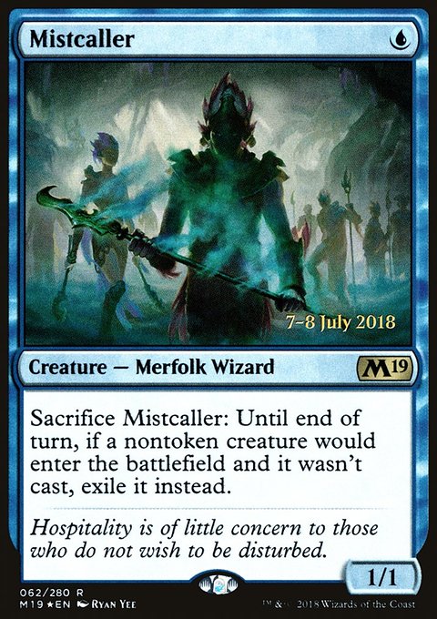 Mistcaller, Core Set 2019 Promos #62s, Magic: The Gathering card