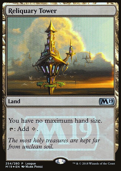 Reliquary Tower, Core Set 2019 Promos #254, Magic: The Gathering card