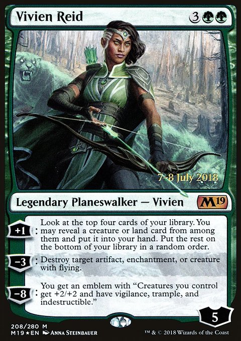 Vivien Reid, Core Set 2019 Promos #208s, Magic: The Gathering card