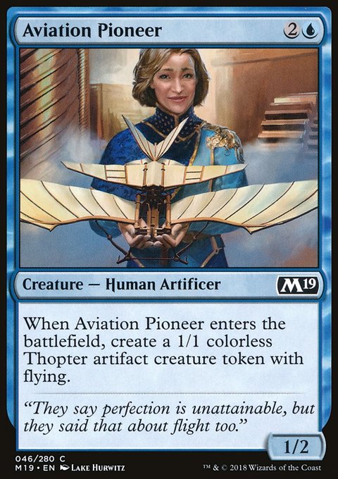 Aviation Pioneer, Core Set 2019 #46, Magic: The Gathering card