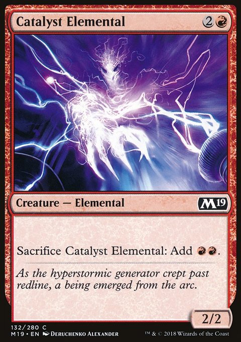 Catalyst Elemental, Core Set 2019 #132, Magic: The Gathering card
