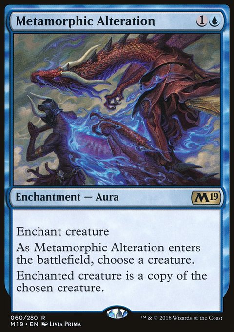 Metamorphic Alteration, Core Set 2019 #60, Magic: The Gathering card