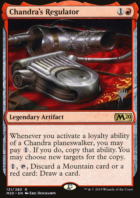 Chandra's Regulator, Core Set 2020 Promos #131p, Magic: The Gathering card