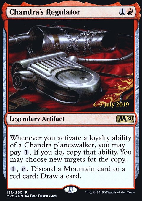 Chandra's Regulator, Core Set 2020 Promos #131s, Magic: The Gathering card