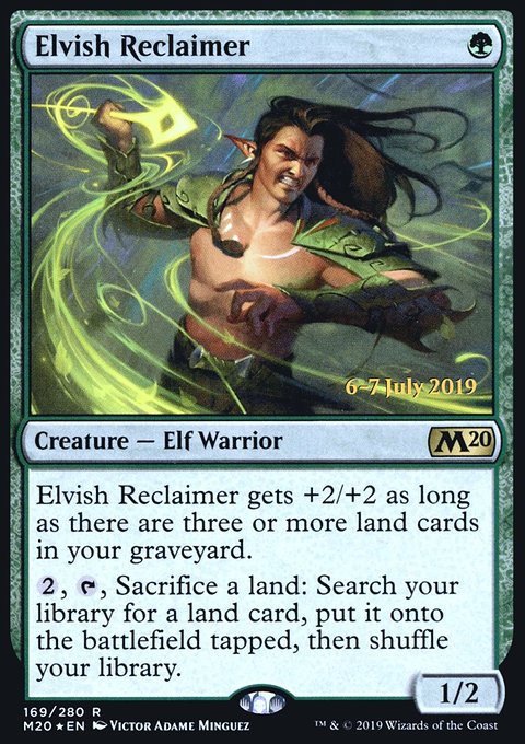 Elvish Reclaimer, Core Set 2020 Promos #169s, Magic: The Gathering card