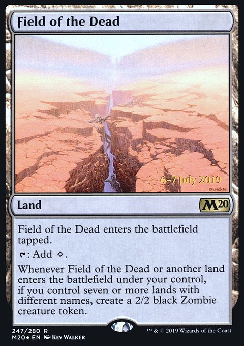 Field of the Dead, Core Set 2020 Promos #247s, Magic: The Gathering card