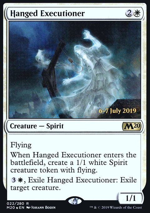Hanged Executioner, Core Set 2020 Promos #22s, Magic: The Gathering card