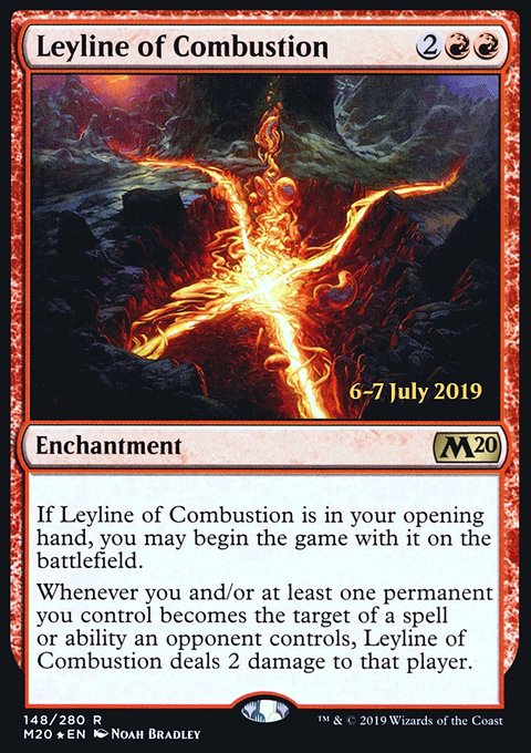 Leyline of Combustion, Core Set 2020 Promos #148s, Magic: The Gathering card