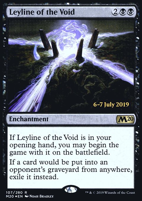 Leyline of the Void, Core Set 2020 Promos #107s, Magic: The Gathering card