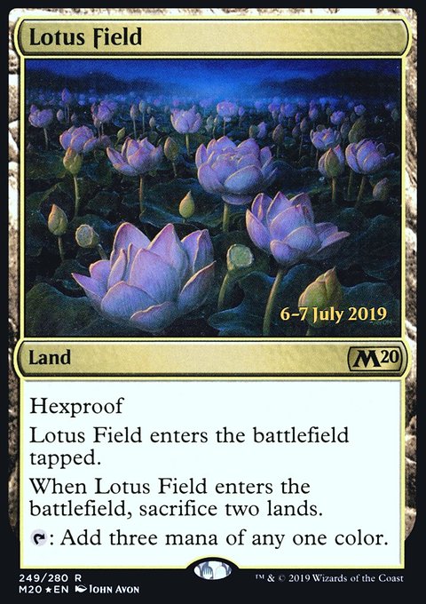 Lotus Field, Core Set 2020 Promos #249s, Magic: The Gathering card