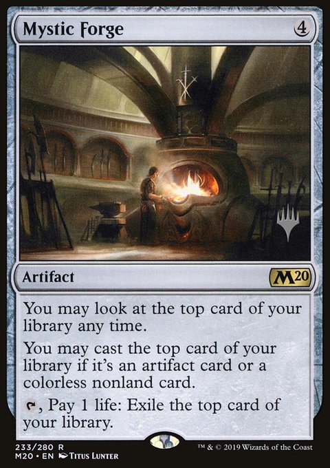 Mystic Forge, Core Set 2020 Promos #233p, Magic: The Gathering card