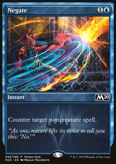 Negate, Core Set 2020 Promos #69, Magic: The Gathering card