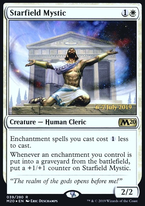 Starfield Mystic, Core Set 2020 Promos #39s, Magic: The Gathering card
