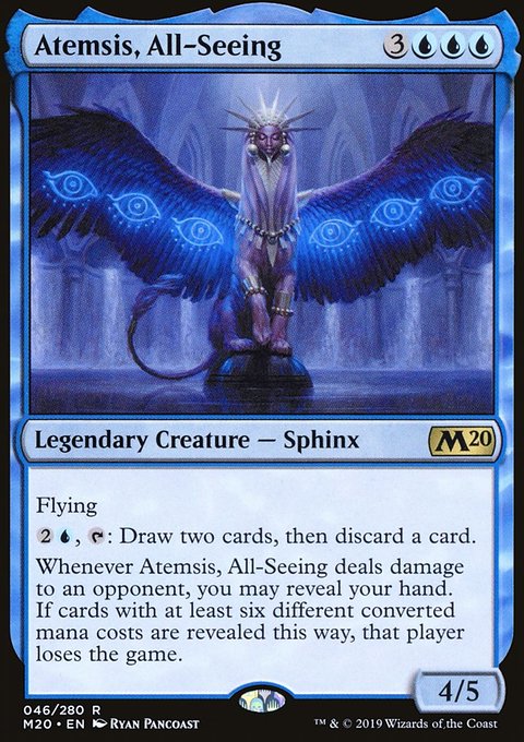 Atemsis, All-Seeing, Core Set 2020 #46, Magic: The Gathering card