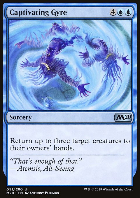 Captivating Gyre, Core Set 2020 #51, Magic: The Gathering card