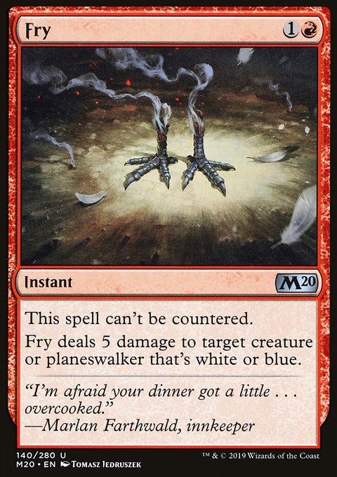 Fry, Core Set 2020 #140, Magic: The Gathering card