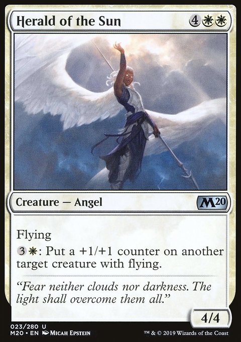 Herald of the Sun, Core Set 2020 #23, Magic: The Gathering card