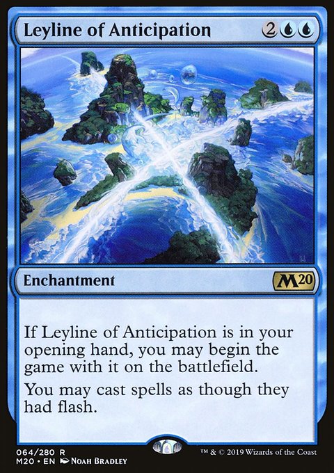 Leyline of Anticipation, Core Set 2020 #64, Magic: The Gathering card