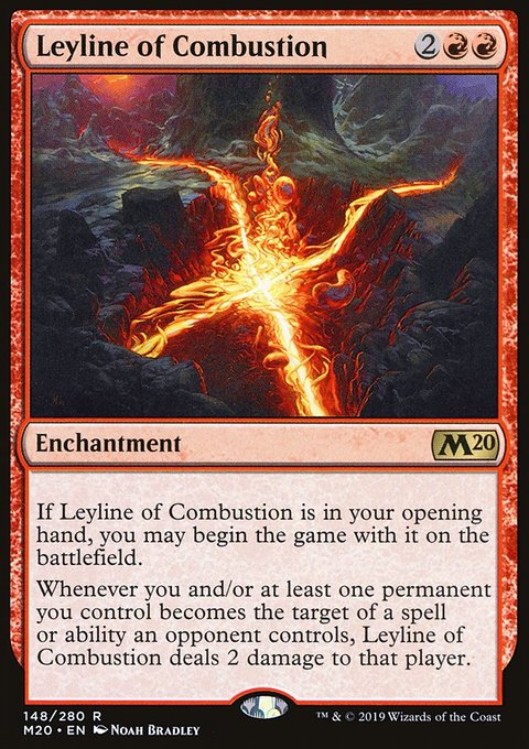 Leyline of Combustion, Core Set 2020 #148, Magic: The Gathering card