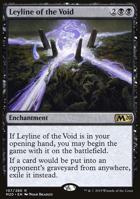 Leyline of the Void, Core Set 2020 #107, Magic: The Gathering card