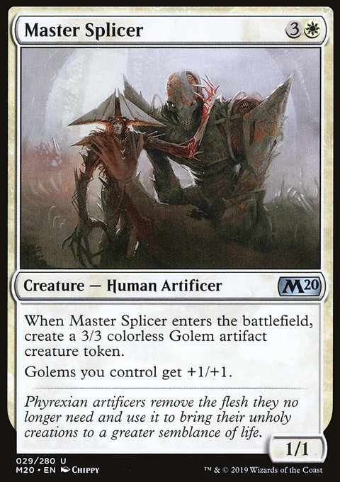 Master Splicer, Core Set 2020 #29, Magic: The Gathering card