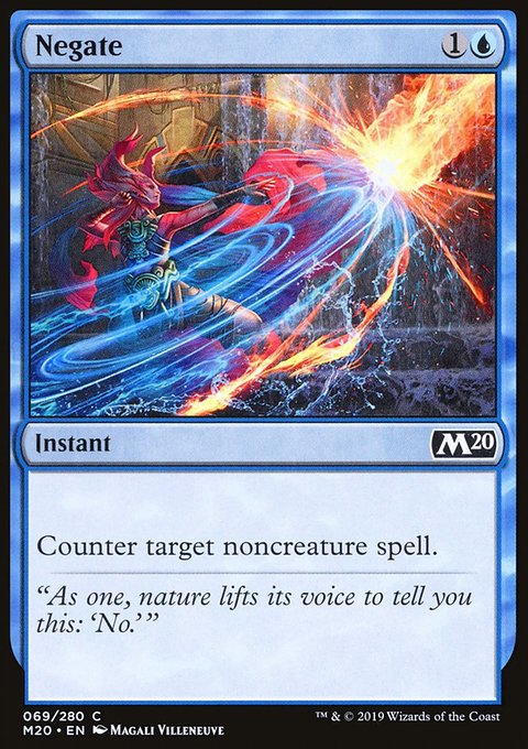 Negate, Core Set 2020 #69, Magic: The Gathering card