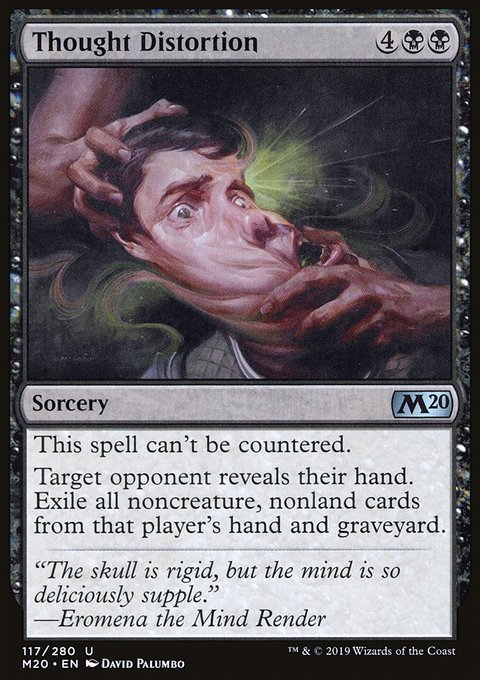 Thought Distortion, Core Set 2020 #117, Magic: The Gathering card