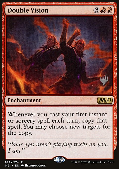 Double Vision, Core Set 2021 Promos #142p, Magic: The Gathering card