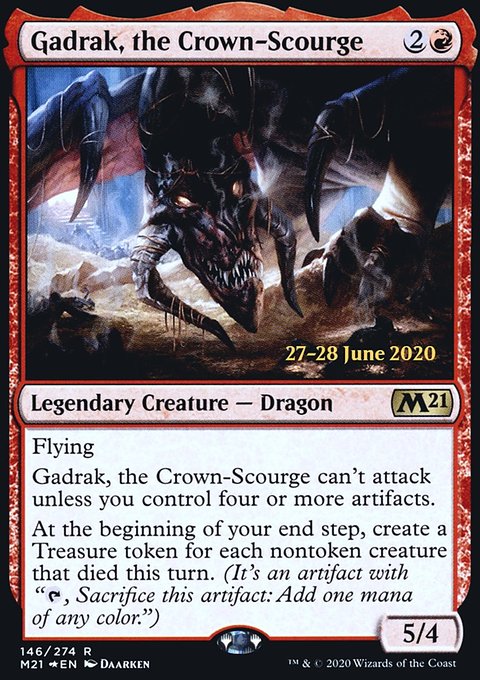 Gadrak, the Crown-Scourge, Core Set 2021 Promos #146s, Magic: The Gathering card
