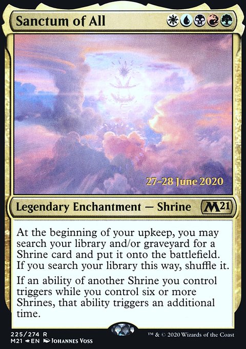 Sanctum of All, Core Set 2021 Promos #225s, Magic: The Gathering card