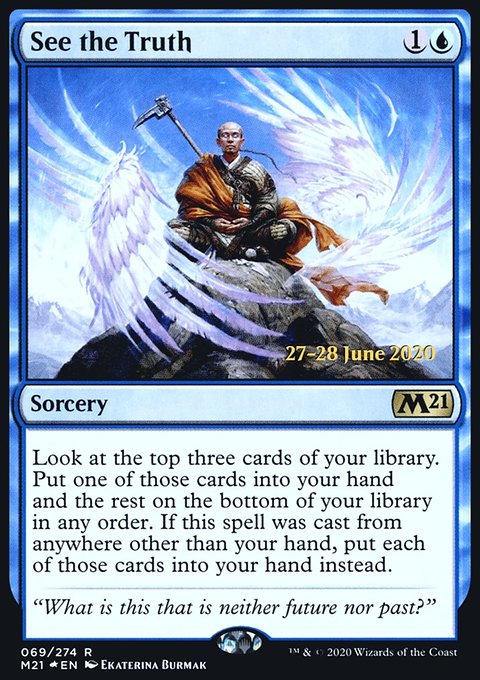 See the Truth, Core Set 2021 Promos #69s, Magic: The Gathering card
