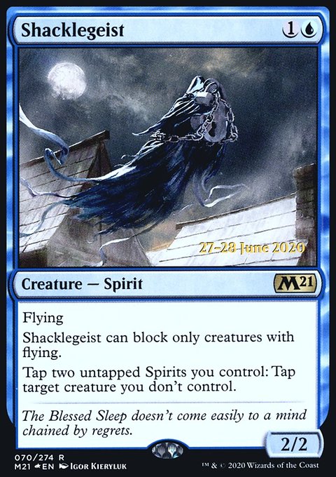 Shacklegeist, Core Set 2021 Promos #70s, Magic: The Gathering card