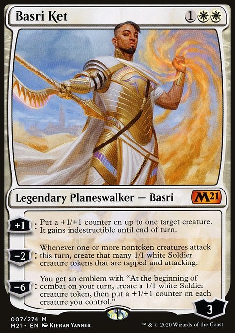 Basri Ket, Core Set 2021 #7, Magic: The Gathering card
