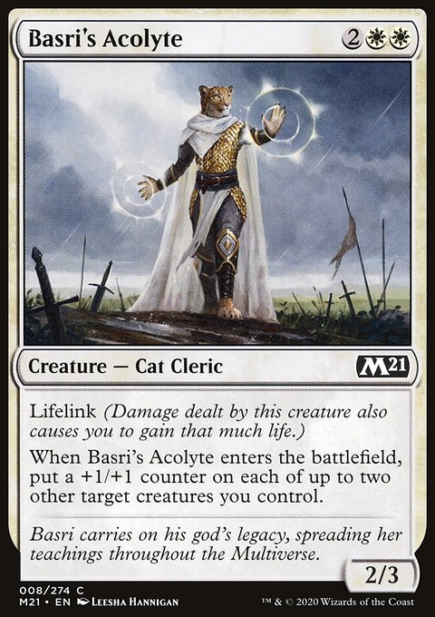Basri's Acolyte, Core Set 2021 #8, Magic: The Gathering card
